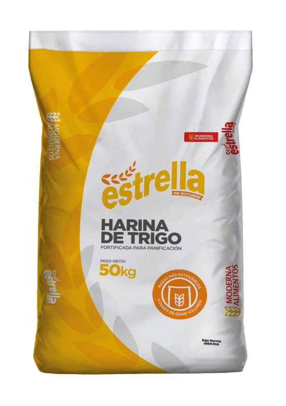 Harina Estrella de Octubre 50 kg para panificación y pastelería