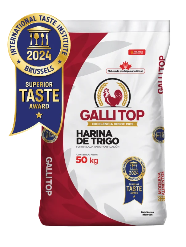 Harina GalliTop 50 kg distribuida por Pluproxsa en Guayaquil
