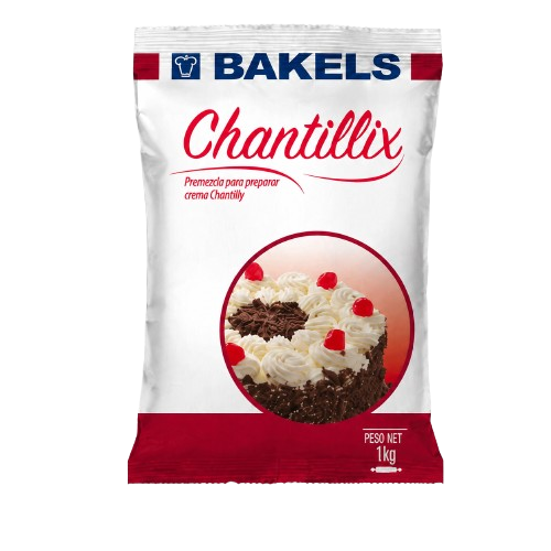 Chantillix Bakels 1 kg premezcla para preparar crema chantilly